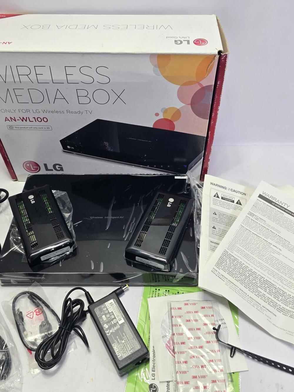 LG AN-WL100 Wireless Media Box Open Box for Compatible LG LED LCD Plasma TVs
